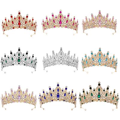 Bridal Luxury Vintage Crystal Hair Crown Crown Hair Accessories Baroque Princess Ball Party Tiara Crown Tiara
