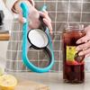 Four In One Anti Slip Bottle Opener,Easy To Grip Bottle Opener Handle, Comfortable and Durable Plastic Kitchen Tool