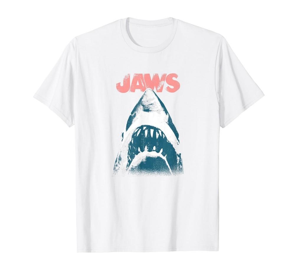 Jaws Distressed Poster Art T-Shirt