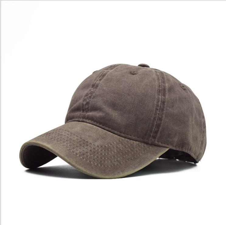 Solid Color Light Board Old Washed Baseball Cap Fashionable Couple Simple Cap Casual Hip Hop Hat