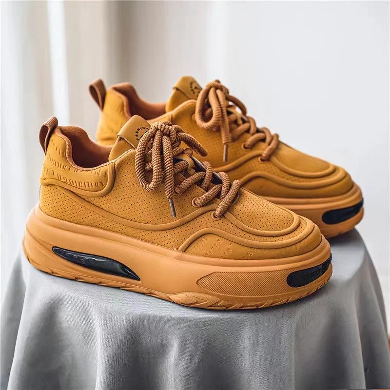 

Original Mens Skateboard Shoe Designer Chunky Sneakers Women Streetwear Hip Hop Shoes Vulcanized Sneakers Men Luxury Trainers 39