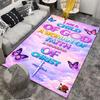 Christian Faith Carpet Set With Butterflies Carpet Set (1 Duvet Cover, 2 Pillowcases, Duvet Not Included)
