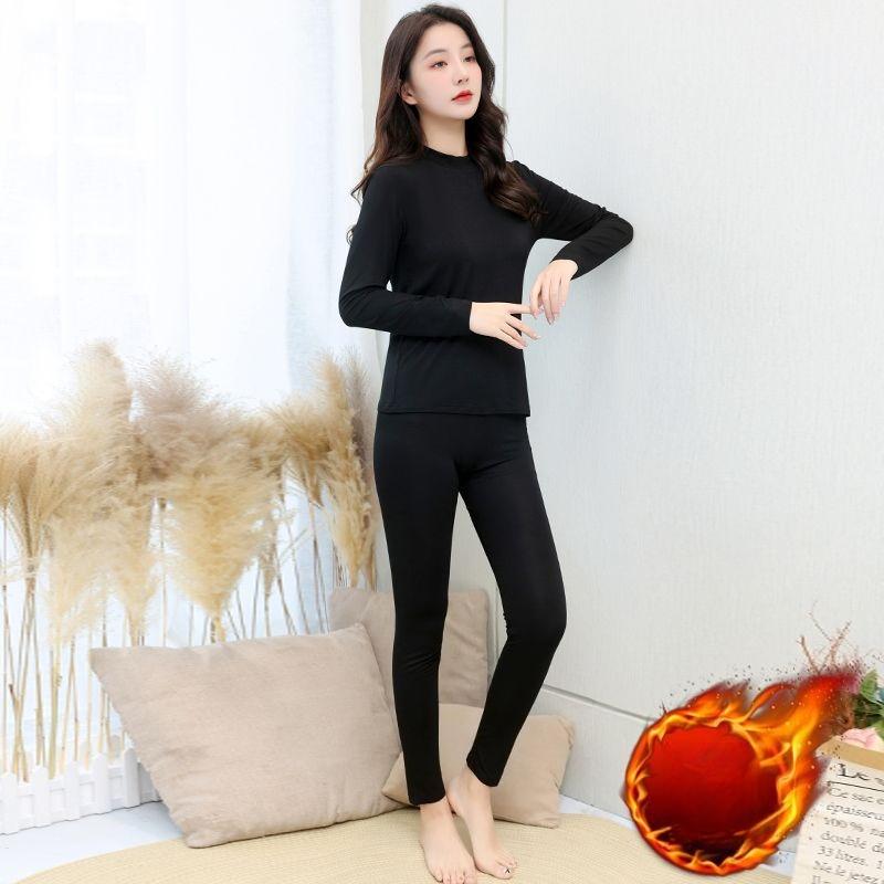 Modal Thermal Underwear, Long Johns, Women's Set, Shaping T-shirt, Large Size Base Layer, Cotton Sweater, Body Shaping, Winter Thermal Underwear