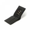 Daks Black European Leather Embossed Dd Pattern Wallet Dbwa6e363bk