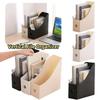 Multi-Tier Vertical File Organizer Adjustable Storage Box Document Holder  Desktop Storage