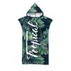 Beach Towel Cape Seaside Change Bathrobe Printed Hooded Bath Towel Wolf Model Hooded Wearable Bath Towel