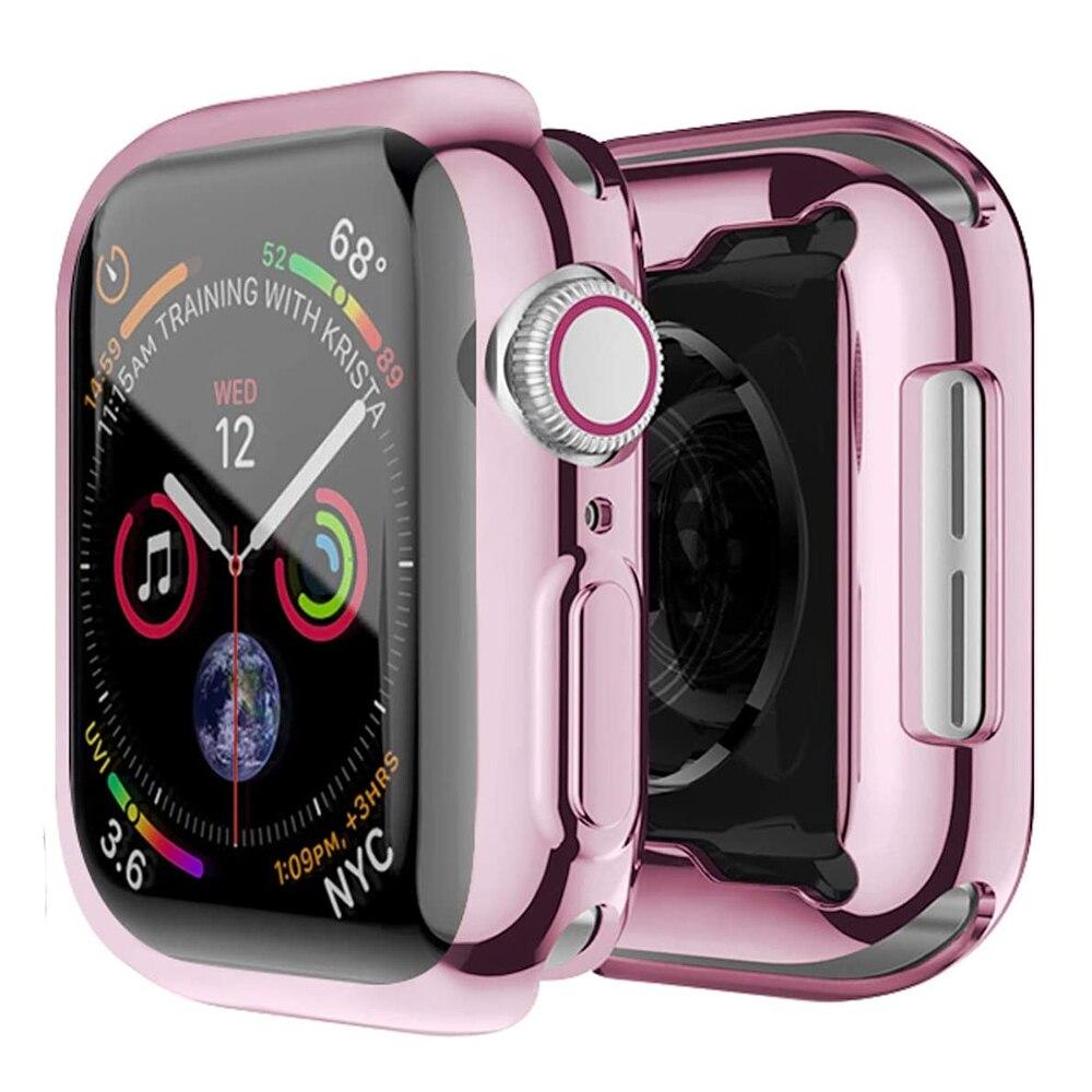 360 Κάλυμμα για Apple Watch Case 7 6 SE 5 4 3 2 41MM 45MM 42MM 38MM Soft Clear TPU Screen Protector for iWatch 7 6 5 4 3 44MM 40MM