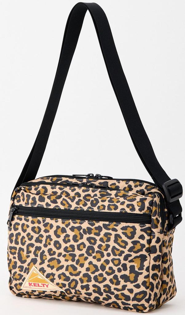 Kelty Outdoor Shoulder Bag ES RECTANGLE ZIP SHOULDER M 5L Gold Leopard 3259271026