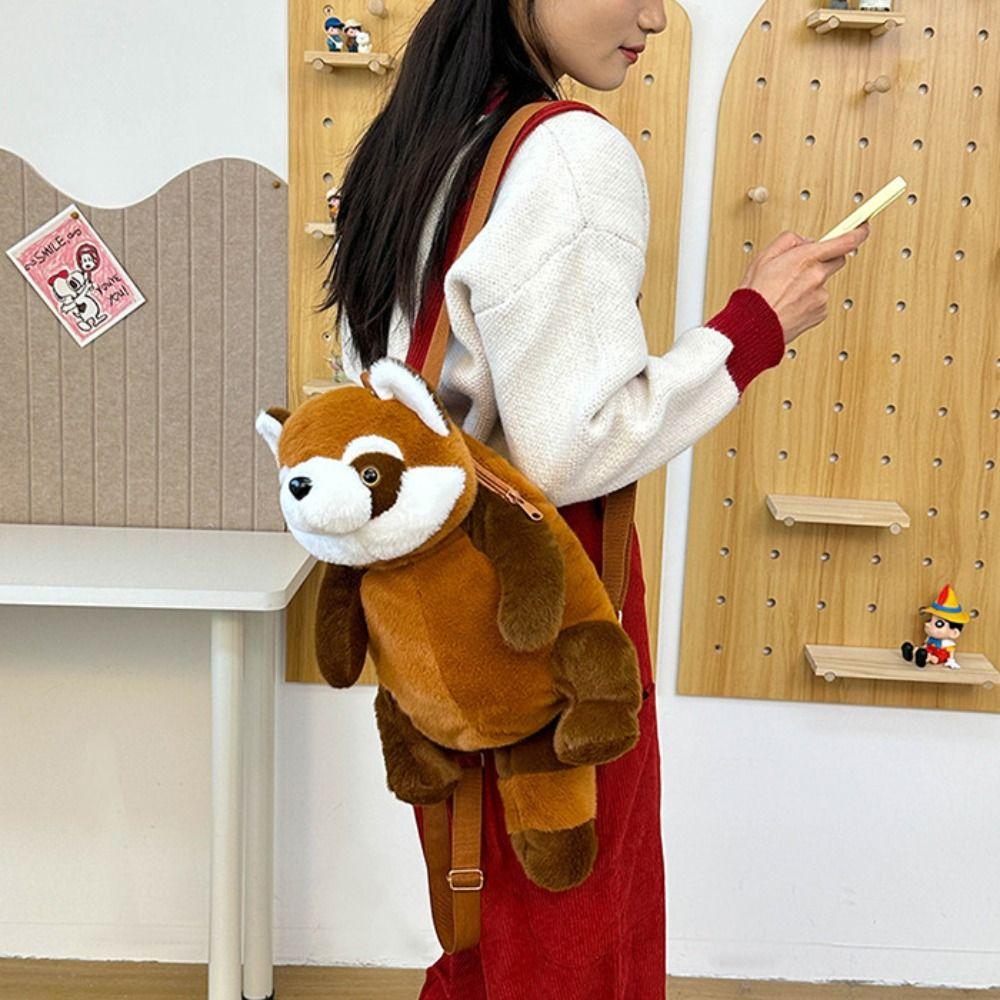 Little Raccoon Animal Shoulder Bag Kawaii Children's School Bag  Birthday Gifts