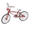 Mini Bike Model Ornament High Simulation Vivid Details Compact Structure Finger Bikes Toys for Desktop Decoration DIY