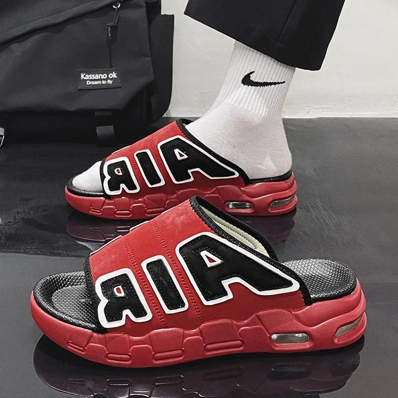 Letní pánské pantofle sandály pro muže pánské pohodlné pantofle originální značky boty venkovní sandály muž léto 2024 sandál chlapec