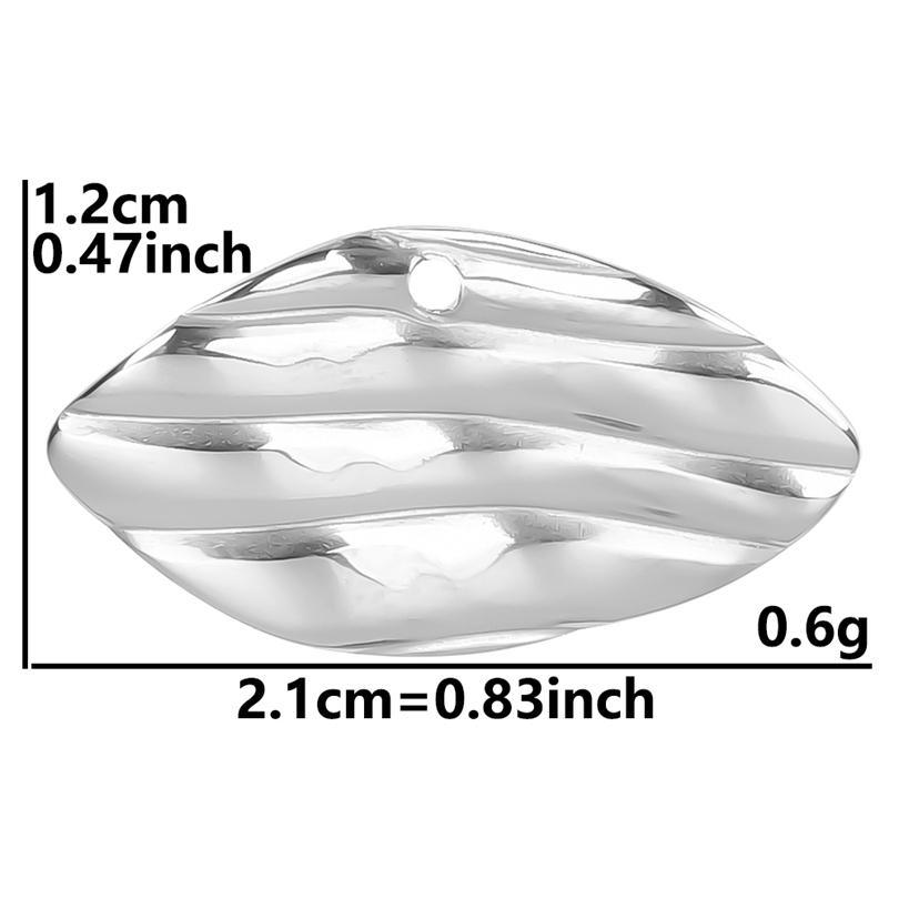 6pcs Rectangle Star Bulk Charms For Jewelry Making DIY Earrings Accessories Geometric Stainless Steel Charm Pendant Materials