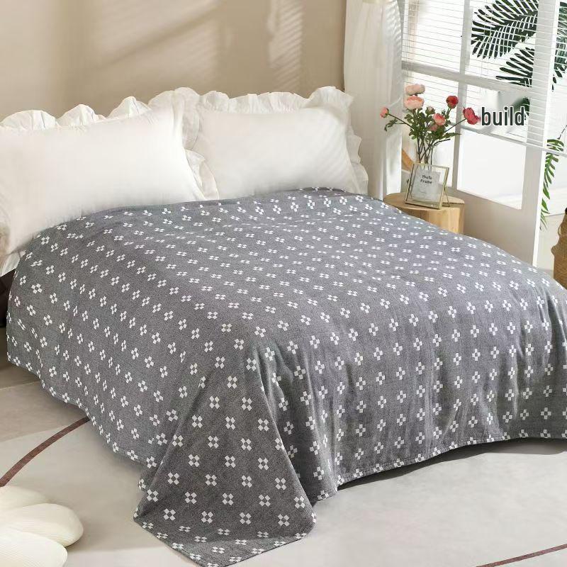 Five-Layer Pure Cotton Gauze Towel Blanket - Lightweight Summer Cover for Adults