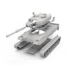 MENG 1/72 German Leopard 2A4 Main Battle Tanks Assemble Figure Whole Set 72-009 Model Assembly Uncolored Plastic Toy Gift