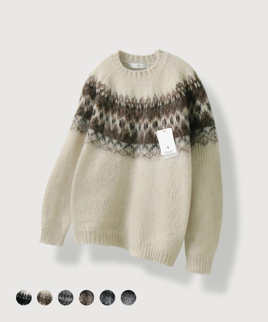 MOOD INSIDE Norman Brush Nordic Knit_6 Colors