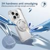 Transparent Magnetic Ring for Magsafe Wireless Charge Cases for IPhone 17 Air 16 Plus 15 14 13 12 11 Pro Max Shockproof Cover