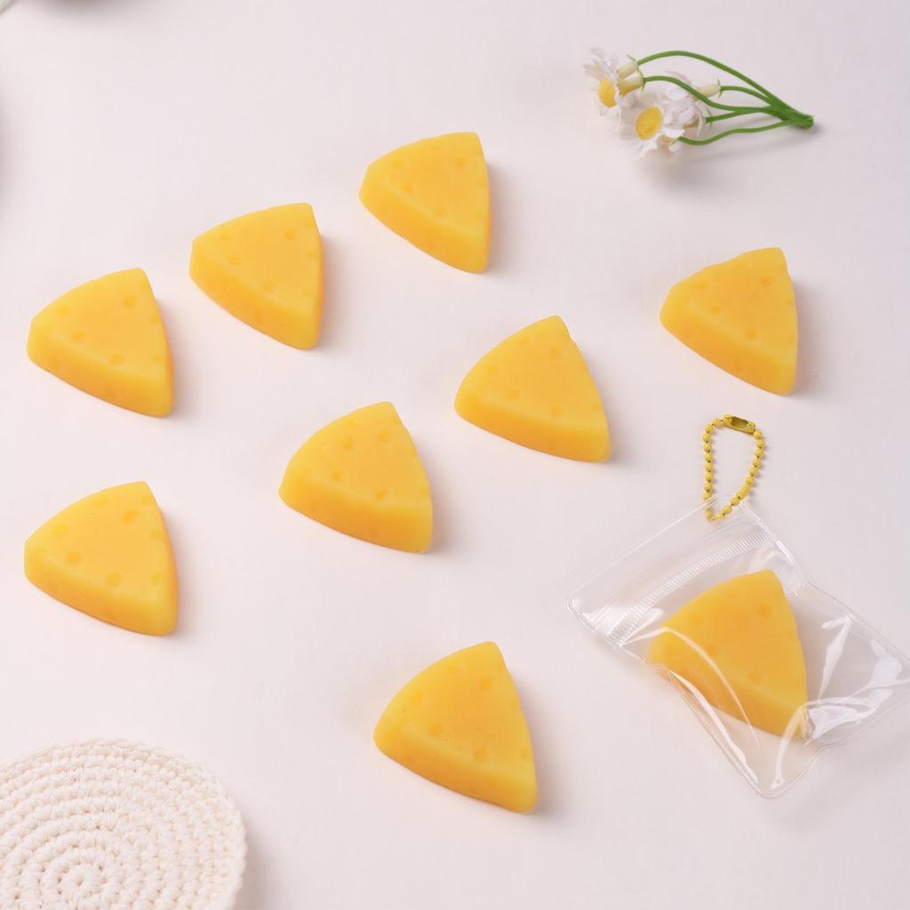 2025 Internet Sensation: Cheese TPR Stress Relief Toy - Hot Selling, Slow Rebound Squeeze Toy
