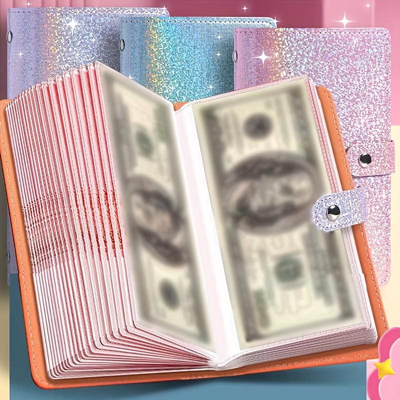 A6 Large Capacity Storage Book | Savings Book, Made of High-quality, with 50 Inner Pages, Can Hold 100 Banknotes, Suitable