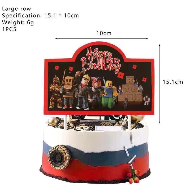 

Товары для вечеринки в виртуальном мире Roblox: Тарелки, Чашки, Скатерть, Баннер, Воздушные шары, Украшения