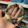 Tibetan Style Enamel Beaded Bracelet, Multicolor Vintage Gold-Plated Ethnic Jewelry,Handmade Enamel Charm Bracelet