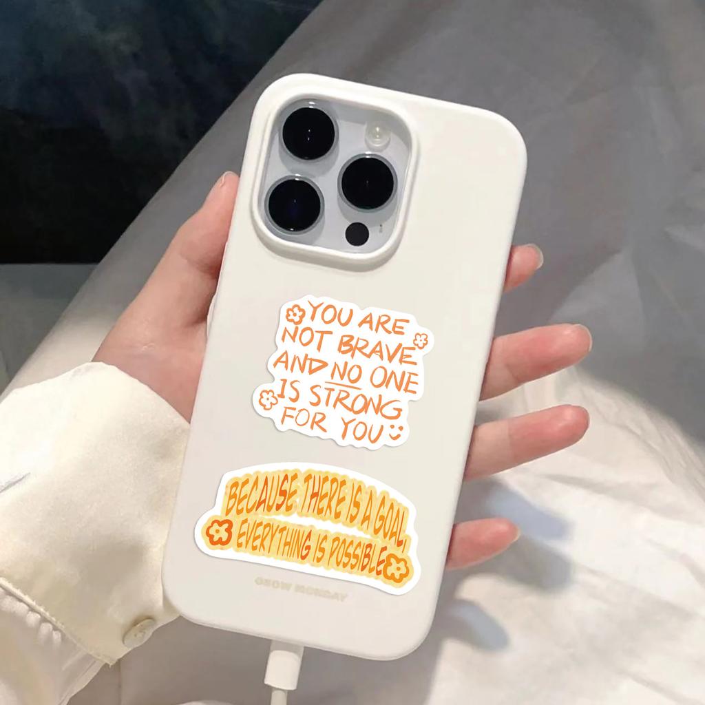 50pcs Motivational Encouragement Graffiti Stickers DIY Phone Guitar Laptop Notebook Suitcase Cup Waterproof Sticker Decals