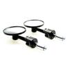 2pcs Motorcycle Rearview Mirror Handle Bar End Mount Retro Mirror Reflector Motorbike Modified Accessories