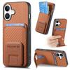 For Redmi 10 10A 10C 12 14C 14R 15 15C K40 K50 K60 K70 K70E Ultra Pro Plus 4G 5G Case Carbon Fiber Shockproof Cover Card Holder Car Magnetic Mount
