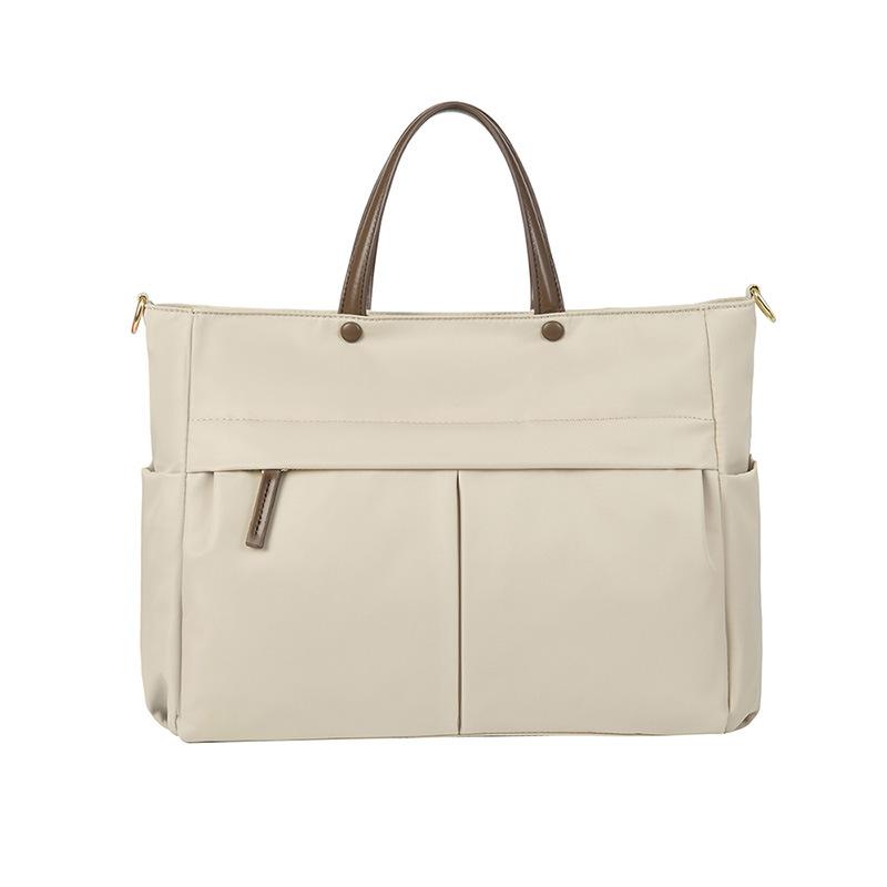 Women's new laptop bag, handbag, shoulder bag, crossbody bag, high-end fashion, shockproof, lightweight, waterproof, large capacity