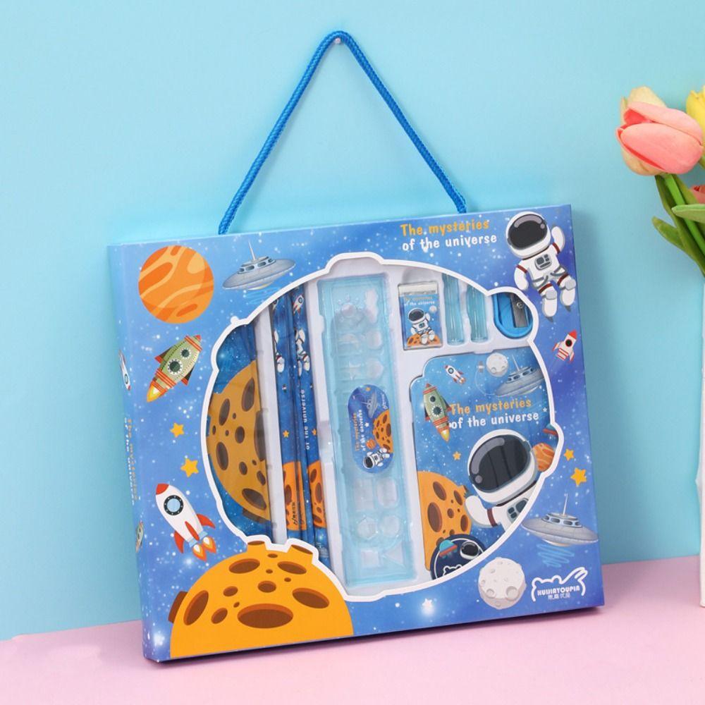 Erasers 6 In 1 Stationery Set Gift Kindergarten Birthday Gift Prizes Cute Study Stationery Set