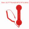 Wired Connection 3.5mm Plug Handset Adjustable Tone Radiation Proof Handset  Telephone Conversation