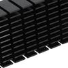 2-Piece Heatsink, Black Groove Heat Dissipation Plate, Cooling Fins, Aluminum, Thermal Runaway Prevention, Heat Dissipation Module, 120x40x20mm,