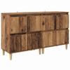 Sideboards 2 Pcs Reclaimed Wood Look 60 X 35 X 70 Cm Engineered Wood