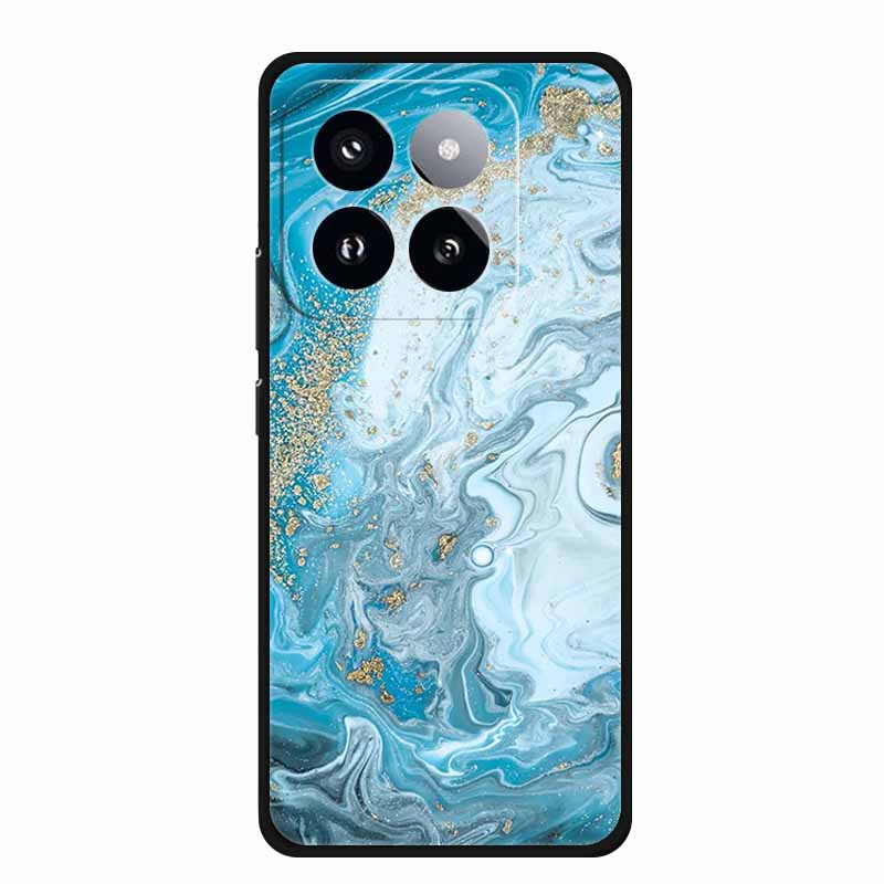 For Xiaomi 14T PRO Case Luxury Soft Silicone TPU Phone Cases Back Cover For Xiaomi14T Bumper Protective Shockproof Love fundas
