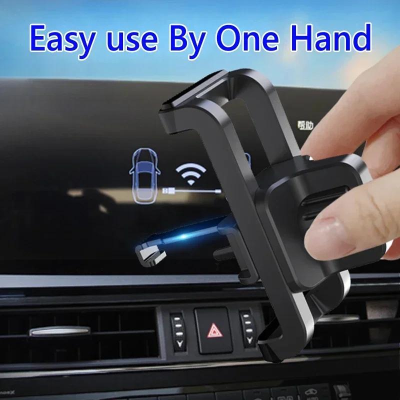 Support Téléphone Voiture Clip Grille d'Aération Base Rotule Support Ventouse Magnétique Gravité Accessoires Support Chargeur Téléphone Portable Voiture