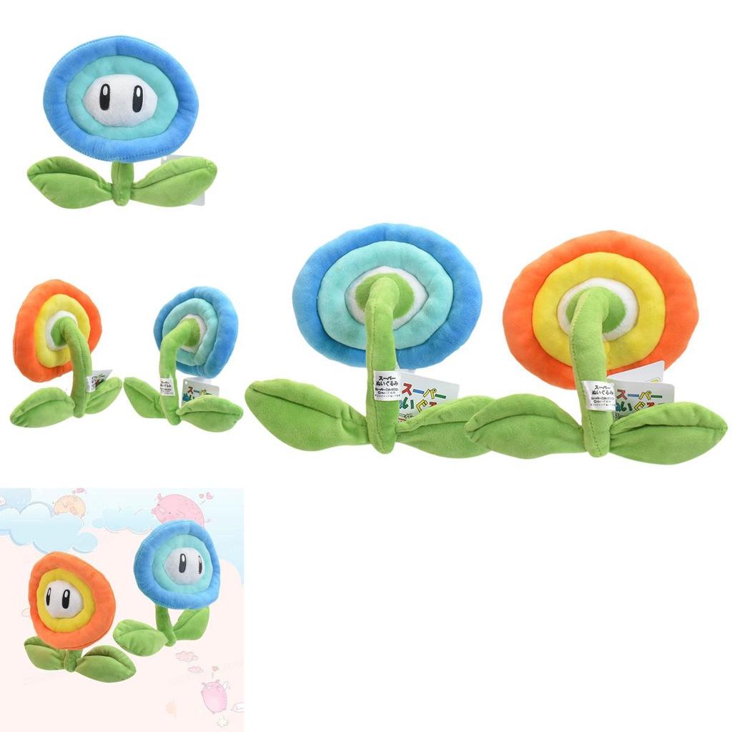 New Mario Plush Orange Flame Blue Ice Sunflower Soft Toy 18cm