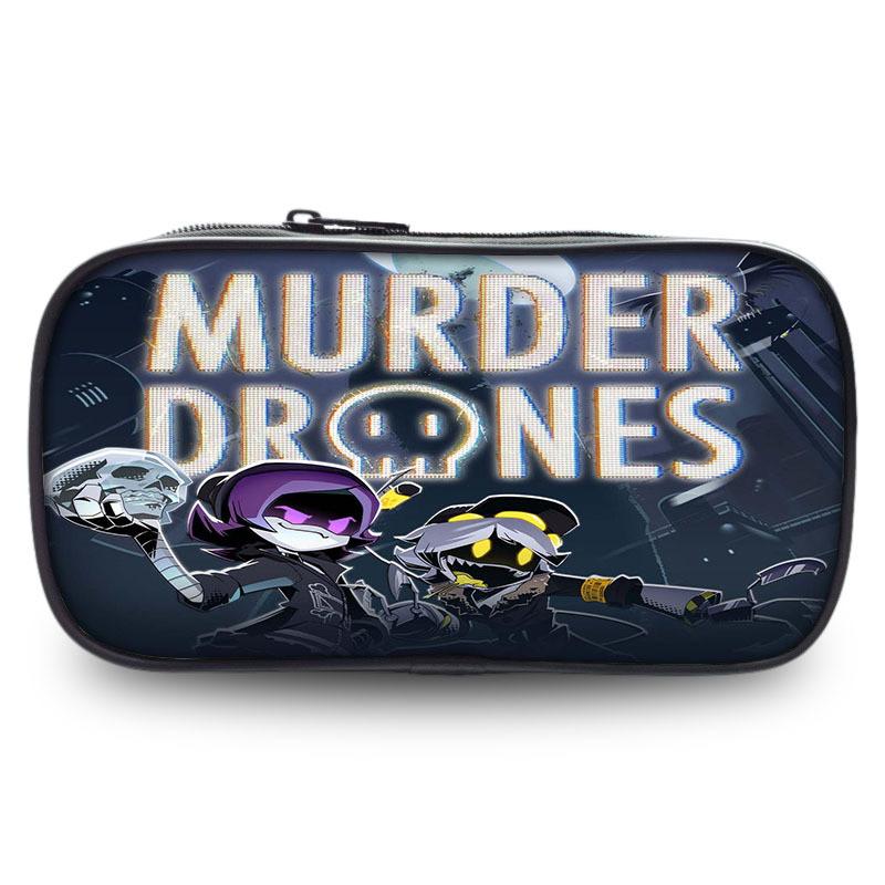 Oxford Fabric Murder Drones Uzi Plush Pencil Case For Anime Fans**