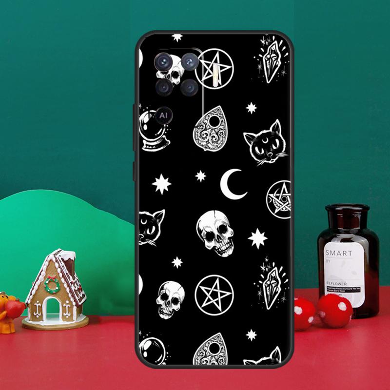 MAGIC Witchcraft Witch Sailor Case For Oppo A16 A76 A96 A17 A60 A40 A80 A98 A58 A78 A18 A38 A57 A74 A54 A94 A15 A5 A6 Pro