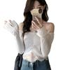 Women's Autumn Lace Patchwork Long-Sleeve T-Shirt - Spicy Style