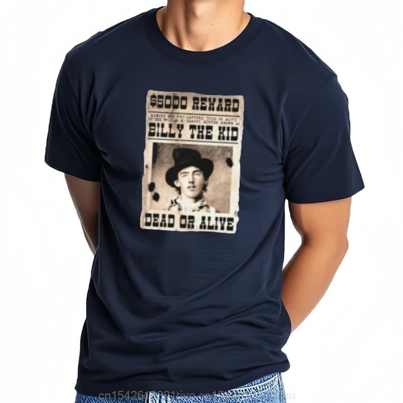 Billy The Kid Wanted Photo Shirt William Bonnie Reward Poster Tshirt Unisex
