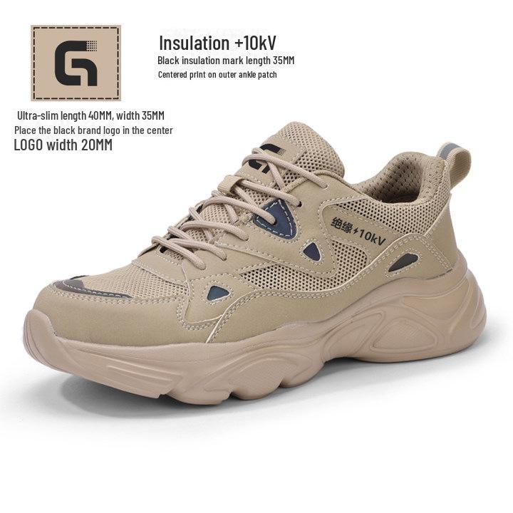 2025 Men's Safety Work Shoes: Steel Toe, Anti-Smash, Anti-Puncture, Anti-Slip, Odor-Free Comfort, Labor Protection Footwear.