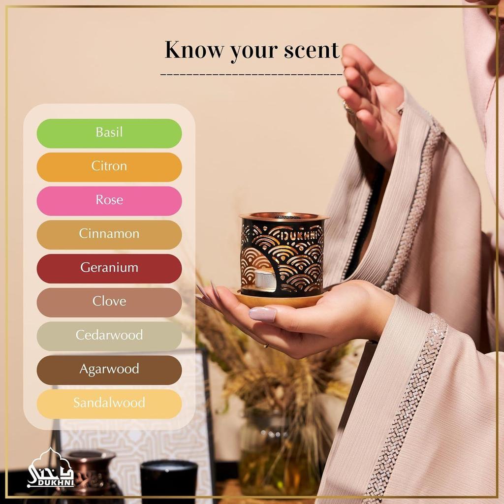 Dukhni Oud Al Khaleeji Bakhoor Set | 9 Piece Each & Tree Burner