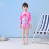 Childrens Onepiece Swimsuit With Polyester Fabric For Water Sports And Swimming Fun