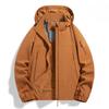 Outdoor Jacket for Men and Women, Windproof and Waterproof Single-pull Jacket for Men and Women, Mountaineering Suit, Removable Hooded Jacket
