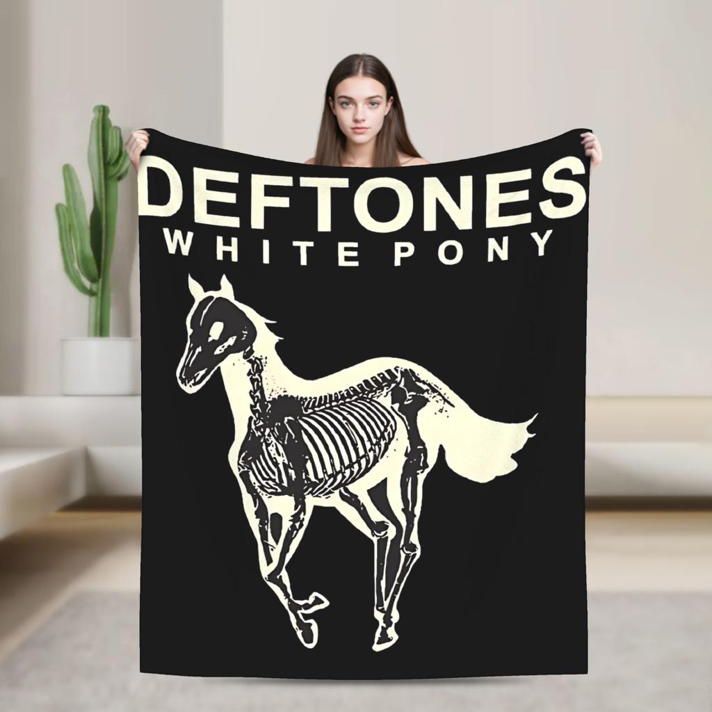 D-Deftoness Nu Metal Blanket Quality Super Warm Throw Blanket Winter Children Couch Chair Pattern Bedspread