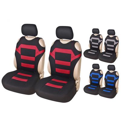 2 Set Universal Autositzbezüge Netz Schwamm Innenzubehör T-Shirt Design Vordersitzbezug für Auto Hyundai Solaris