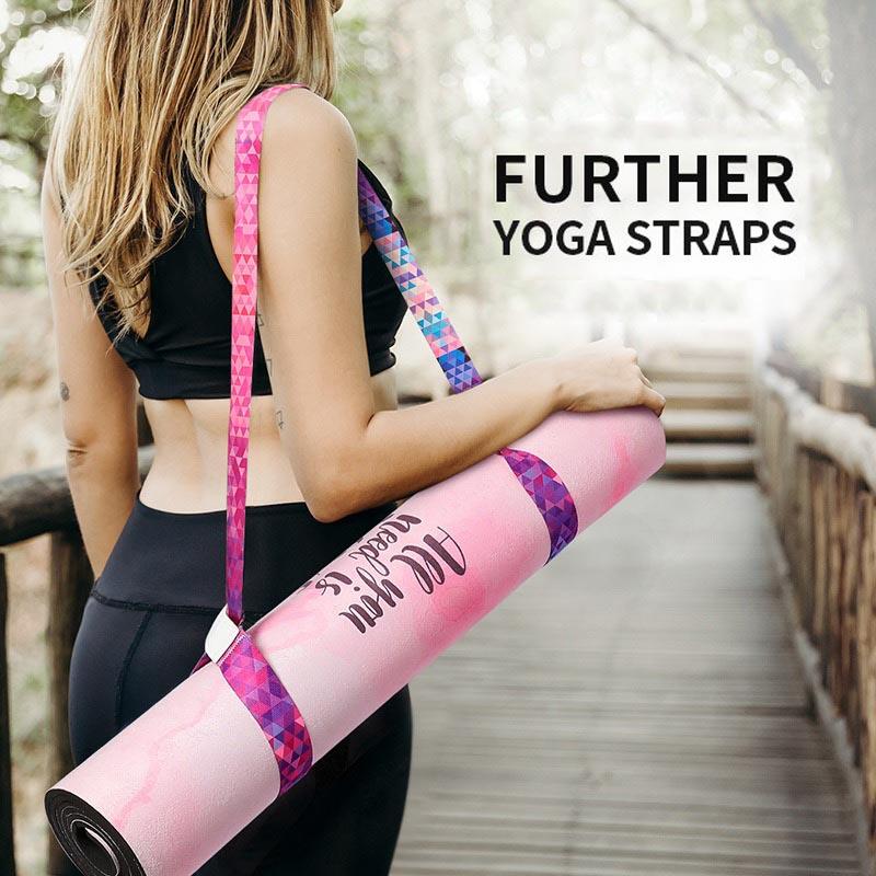 1/2 In 1 Adjustable Yoga Strap Band For Pilates Fitness Mat Strap Elastic Tape Yoga Equipment Yjs01