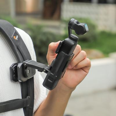 Backpack Mount Clip - for DJI OSMO Pocket 3 Magnetic Mounts 360° Rotation Action 4 Backpacks Shoulder Strap Clips Accessories