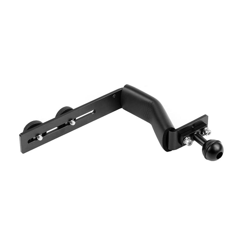 Aluminum Alloy Diving Bracket Z Type Single Handle With Base Adapter for Gopro Underwater Camera Photo Housing FlashLight