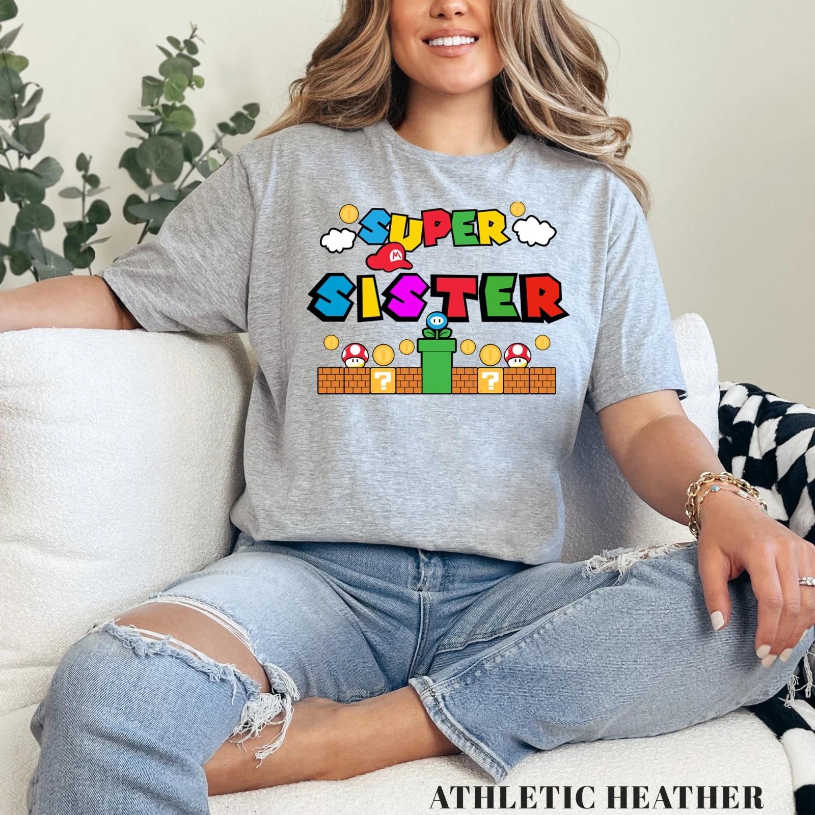 Custom Super Mario Shirt, Super Mario Daddio Shirt, Mario Family Shirts, 201386 4XL
