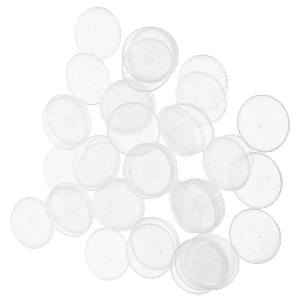 200 Pcs Drip Catcher Round Tray Wax Protector Bobeches For Candles Home Decor Accessories Clear Holder Anti Dripping